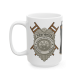 15oz Courage Under Fire – Strength in the Smoke Firefighter Mug